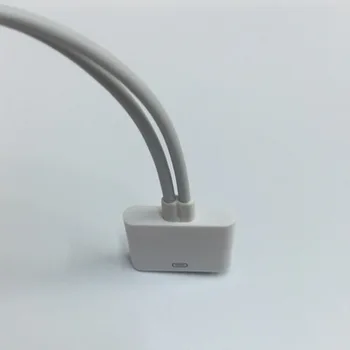 Novih 10 cm Dock 30Pin Ženski Mikro USB+8Pin Moški Kabel za Android In IOS Telefon 5 5 6 PAD 4 STROKA