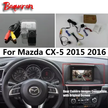 Za Mazda 2 CX-5 CX 5 CX5 2016 2017 RCA & začetni Zaslon Združljiv komplet za Rear View Camera / HD Nazaj Gor Povratne Fotoaparat Nastavi