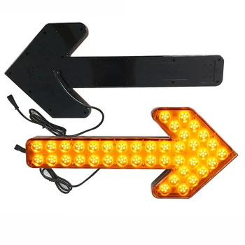 1Pair LED Utripa Strobe Avto Signal Prometa Opozorilne Luči Avtomobila Puščico Varnost, Alarm Lučka za Gradnjo Ceste Kazalnik Vozil