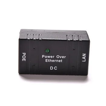 1PC 10/100 Mbp Pasivne POE DC Power Over Ethernet RJ-45 Injektor Splitter Wall Mount Adapter Za IP Kamero LAN Omrežje