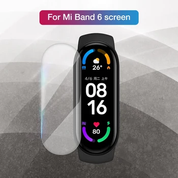 Zaščitna folija Za Xiaomi Mi Band 6 celozaslonskem načinu 3D Ukrivljen HD TPU Nano Film, ki Mi Band 6 Pametno Gledati Zaščitnik Zaslon Pokrov