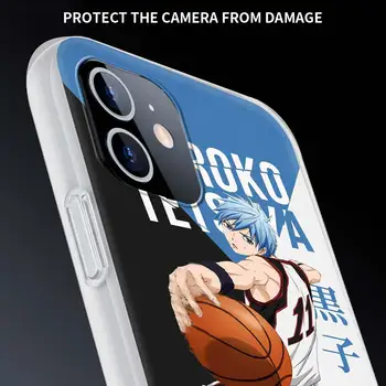 Kuroko Ne Košarico Silicone Primeru Telefon Za iPhone 12 Max 11 Pro X XS Max XR SE 2020 7 8 6 6s Plus Soft Shell Kritje Coque Fundas