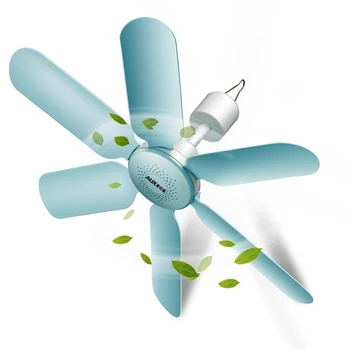 Mala stropni ventilator 6 listov proti komarjem fan tihi ventilator, Mini posteljo, stropni ventilator družino dormitorij vetrič ventilator