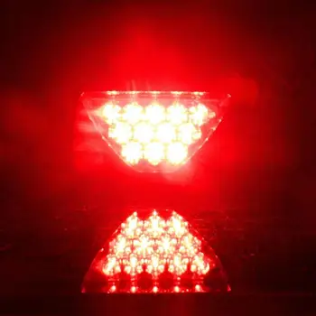 LED Univerzalni Zavore Signalna luč Avto Dodatki Trikotne Zasnove 12 High-Power LED Luči Formule Ena Zavorna Luč, Vroče Prodaje LED