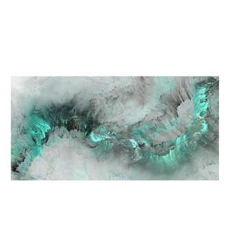 Povzetek Zeleni in Črni Oblaki Oljna slika na Platnu Plakatov in Fotografij Cuadros Stenskih slikah, za Dnevni Sobi Doma Dekor