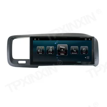 4+64GB Za Volvo S60 V60 2011-2017 Android 10 Glavo Enota Multimedijski Predvajalnik, Audio Stereo GPS Navigacija