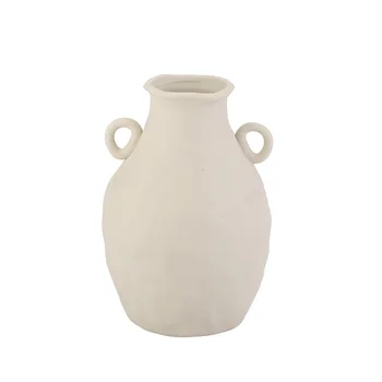 Preprost Slog, Nordijska Bele Keramične Vaze, Obletnice, Darila Za Ročno Umetnost Zen Vaze Visoke Kakovosti Luksuzni Postelji Odlikovanja