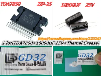 TDA7850 ZIP-25 TDA 7850 + ( 1pcs 10000UF 25V kondenzator +1bag termalno pasto ) nove in izvirne Na Zalogi