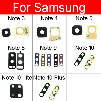 Zadnja Kamera Steklo Objektiv Za Samsung Galaxy Note 3 4 5 8 9 10 Plus, Lite Kamera Zadaj Steklo Objektiv Z Lepilom Lepila Nadomestni Del
