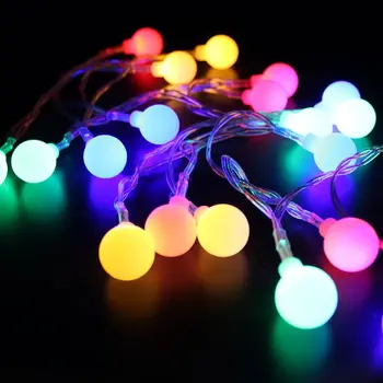 Baterija Power LED Žogo Garland Luči Niz Baby Tuš Božič, Valentinovo, Poročni Dekoracijo, Rojstni dan