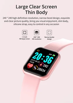 I5 Smart Watch Šport Pedometer Srčnega utripa, Krvnega Tlaka, Spremljanje Moških in Žensk Smartwatch Za Huawei iPhone Telefon PK D20 W4