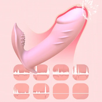 Daljinski upravljalnik Vibrator, Dildo Spodnje hlače za Ženske Vagine Igrača Stimulator Klitorisa Muco Plug Ženska Masturbacija Orodje Stroji Spola
