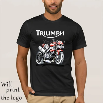 Hitrost __Triple 1050 Motorno Kolo Triumph T-Shirt Moški, Black T Shirt Letnik Cafe Racer Oblačila Bombaž Tshirts Biker Vrhovi Moto Tee