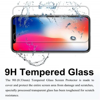 9H Zaščitno Steklo za iPhone X XR XS Max 11 Pro Trd Kaljeno Steklo na za iPhone 7 8 6 6S Plus 11 5S SE Zaslon Patron
