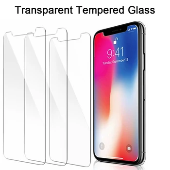 9H Zaščitno Steklo za iPhone X XR XS Max 11 Pro Trd Kaljeno Steklo na za iPhone 7 8 6 6S Plus 11 5S SE Zaslon Patron
