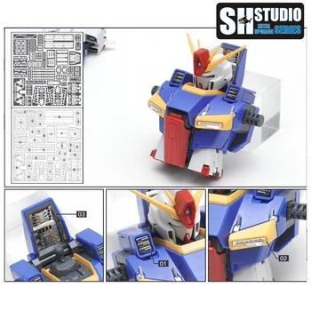 SH STUDIO 1/100 MG ZZ Ver.ka Gundam Jedkanje Stanja Akcijska Figura Model Metal Podrobnosti Popravila