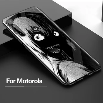 Junji Ito Tees Grozo risanka Primeru Telefon za Moto G8 G9 Igrajo E7 Plus Moč Lite Eno Fusion E6s Rob G Pisalo Silikonski Soft Shell