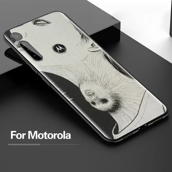 Junji Ito Tees Grozo risanka Primeru Telefon za Moto G8 G9 Igrajo E7 Plus Moč Lite Eno Fusion E6s Rob G Pisalo Silikonski Soft Shell