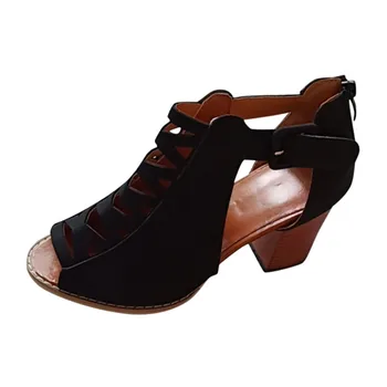 SAGACE sandale, ki Modne Ženske Sandale Plus Velikost Votlih iz Dihanje Slip-na Prostem, Prosti čas, Visoke Pete Sandala poletje 2021