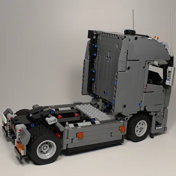 1073PCS MOC Inženiring FH Traktor Enota Gradnike Modela Vozila Avto Opeke Niz Izobraževalnih DIY Igrače za Otroke Fant Darila