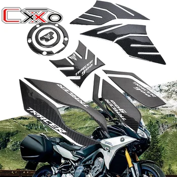 2021 NOVO motorno kolo 3DCarbon Plinsko Olje, Gorivo Pad Nalepke Nalepke Zaščitnik Kritje Za Yamaha Sledilnega 900 GT TRACER900GT 2018-2020