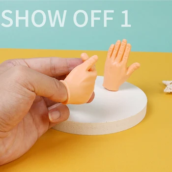 5pcs Mini Smešno Prst Rokav Novost Lutkovno Simulacije Roko, Ustvarjalne Igrače, Plastične Rokavice Smešno Ustvarjalna Igrača Model