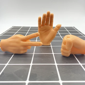 5pcs Mini Smešno Prst Rokav Novost Lutkovno Simulacije Roko, Ustvarjalne Igrače, Plastične Rokavice Smešno Ustvarjalna Igrača Model