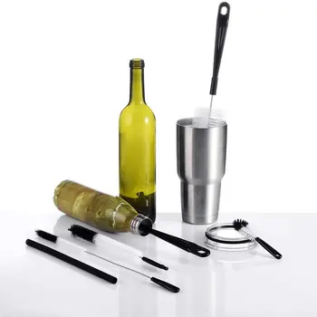 1 nastavite Pokal Scruber Glass Cleaner Steklenice Krtačo Korito Kuhinjsko Opremo Pijačo Vrč Vina Sesalni Čiščenje Krtačo Pripomočke, orodje