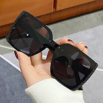 Kvadratni ženska sončna Očala Moških Vintag Oversizes sončna Očala Fashion Lace barve Očala 2021 Novi Okrasni Očala