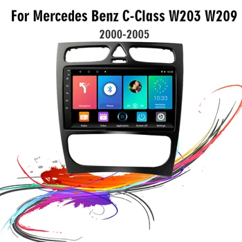 Eastereggs Za Mercedes Benz C-Razred W203 C200 C320 C350 CLK W209 2002-2005 2 Din Avto Multimedia Player Android GPS Autoradio