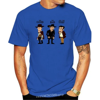 Dobro, Slabo in Grdo T-Shirt Clint Eastwood T Majica Kratek Rokav moška T-shirt majica Bombaž Poletje Moških Oblačil VRH TEE