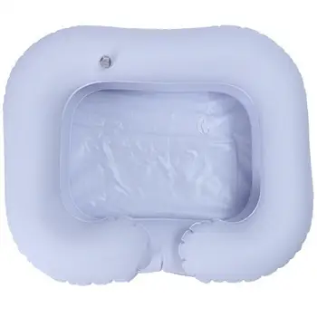 Prenosni Napihljivi Umivalnik PVC Šampon Bazena umivalnik za Starejše Invalide zdravstvene Nege Priročno Zložljiv Korito