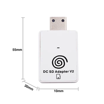 Za Sega Dreamcast SD Kartic Napajalnik w/CD DreamShell Boot Loader Nadgradnjo SD TF Card Reader Pretvornik za Sega Dreamcast VMU