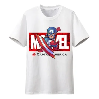 Disney Marvel Avengers Bombaža Ženski Dekle Majica Vrhovi Luksuzni Oblikovalec Tshirt Poletje Risanka Ženske T-Shirt Bombaž
