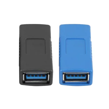1 PC Prenosni USB 3.0 Tip A Famle, Da Famale Adapter USB 3.0 Tip A Notranja Vrata Ženski Ženski Konektor za Kabel Podaljšek