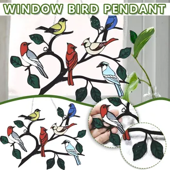 21*16,5 cm/8.26*6.49 v Multi-barvni ptic na žice, visoko-barvni odtenki in windows birdies serija Notranja Zunanja dekoracija