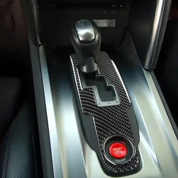 Ogljikovih Vlaken Notranjost Pokrova CD plošči Volan Kritje Prestavna Trim Kit Car Primerna Oprema Za Nissan GTR R35 2008-2016