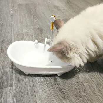 Kad Samodejno Hišnih Mačk Razpršilnik Vode za Hišne živali Pitne Vode Elektronski Vodnjak Pijem Skledo za Mačka Muca Hišne Potrebščine