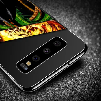 Goku Dragon Ball Star Silikonski Črni Pokrov Za Samsung Galaxy S20 S21 FE Ultra S10 5G S10e Lite S8 S9 Plus Primeru Telefon