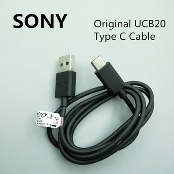 Original Sony Tip C Kabel Hitro polnjenje UCB20 USB-c Tip-C Podatkov Line 100cm Za Xperia U/XZ/XZ1/XZ2 Premium/XZs/XA1 Ultra Plus