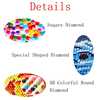 5D Vlije Lepilo Diamond Slikarstvo Kompleti Scalloped Roba Poln Krog Vaja Mačka z Očali, Mozaik, Art Velet Živali Dekoracijo Doma