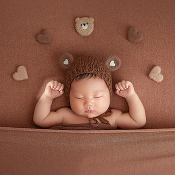 5Pcs/Set DIY Ročno Baby Volne Klobučevine Dinozaver Zvezde, Ljubezen Srce Doma Okraski Stranka Novorojenega Dojenčka Fotografija Rekviziti