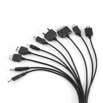 10 v 1 Univerzalni Prenosni Lahki Več Funkcijami Standard USB Polnjenje napajalni Kabel Združljiv z Večino blagovnih Znamk Telefonov