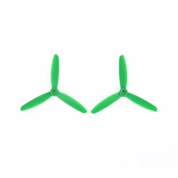 1 Pair 4045 Green Three Blades Propeller CW/CCW Props For RC Quadcopter