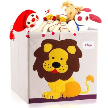 Oxford Krpo Živali Vezenje Škatla za Shranjevanje Otrok manjše izdelke za Shranjevanje Košaro za Igrače za Shranjevanje Kocke, Pripomočki za Otroke, Igrače S2S200N08