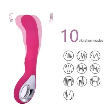 Vibratorji Ženske Sex Igrače Dildo Odraslih Vibracije Izdelki USB Plug Vagine, Klitoris G Spot Massager Masturbacija Vibrador