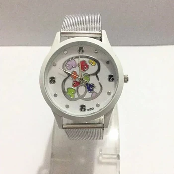 Blagovna znamka nosi Gledam ženske ure Razkošje iz nerjavečega jekla Očesa Trak Ženski Quartz uro priložnostne Ženske Ročne ure Reloj mujer