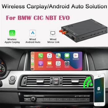 Za BMW 1/2/3/4/5/6/7/X1/X2/X3/X4/X5/X6/MINI F30 F10 F01 Apple CarPlay Android Auto CIC NBT EVO Zaslon Vmesnik Dekoder Polje