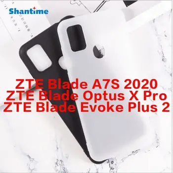 Razkošje Mehke Silikonske Primeru Telefon Za ZTE BLade A7S 2020 7S Kritje ZTE Blade Optus X Pro/Popeljal Plus 2 Nazaj Zajema Coque Funda