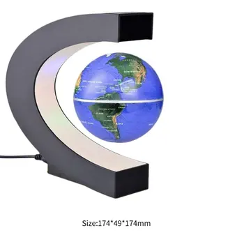 LED Zemljevid Sveta Magnetnega Lebdenja Plavajoče Svetu Doma Elektronski Antigravity Lučka Novost Žogo Svetlobe Rojstni dan Dekoracijo